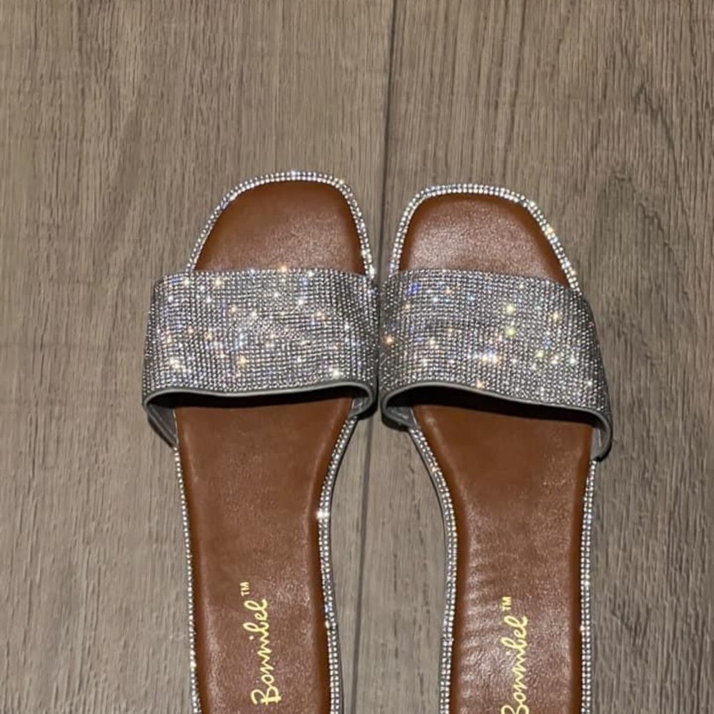 Rhinestone sandals for sale!
